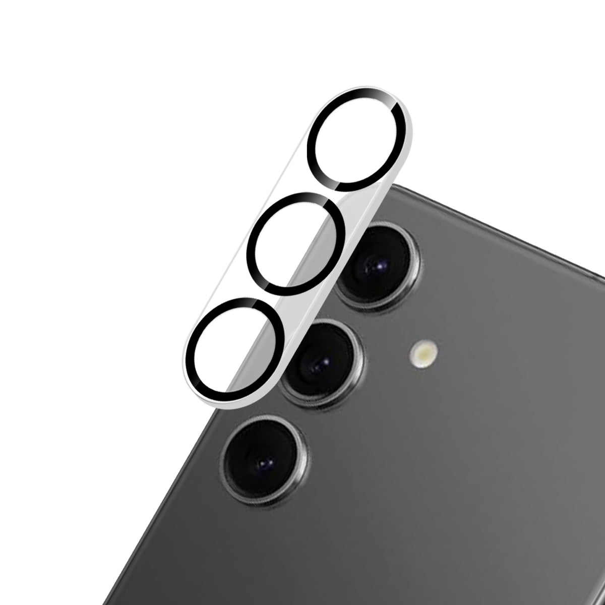 For Samsung Galaxy S26+ / S26 Plus Camera Lens Protector HD Clear 2.5D Tempered Glass with Black Edge, Case-Friendly, Ultra-Thin, Easy to Install Protector Clear Black