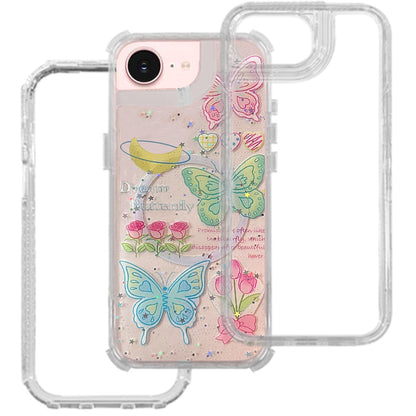 Phone Case for Apple iPhone 17E /16E /SE4 Magnetic Hybrid Fashion Printed Pattern Artwork Stylish Printed Design Dual Layers TPU Rubber SIlicone Hard PC Cover