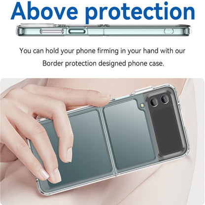 For Samsung Galaxy Z Flip 7 Premium Transparent Hard PC Back Slim Fit Thin Case Hybrid Protective Shockproof, Lightweight Case Cover Clear