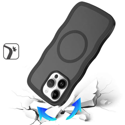 For Apple iPhone 14 /13 Grip Hand Magnetic Hybrid Case Shockproof Protection Matte Skin Rubber TPU + PC Case Cover