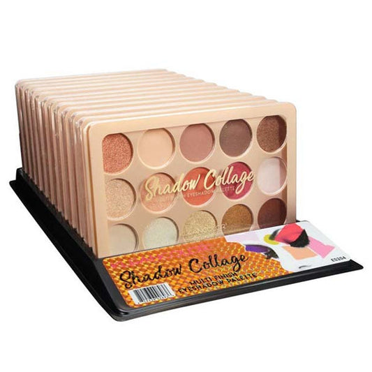 KLEANCOLOR Shadow Collage Multi Finish Eyeshadow Palette MONTAGE Display Set, 12 pcs [Makeup Sets, SETS]