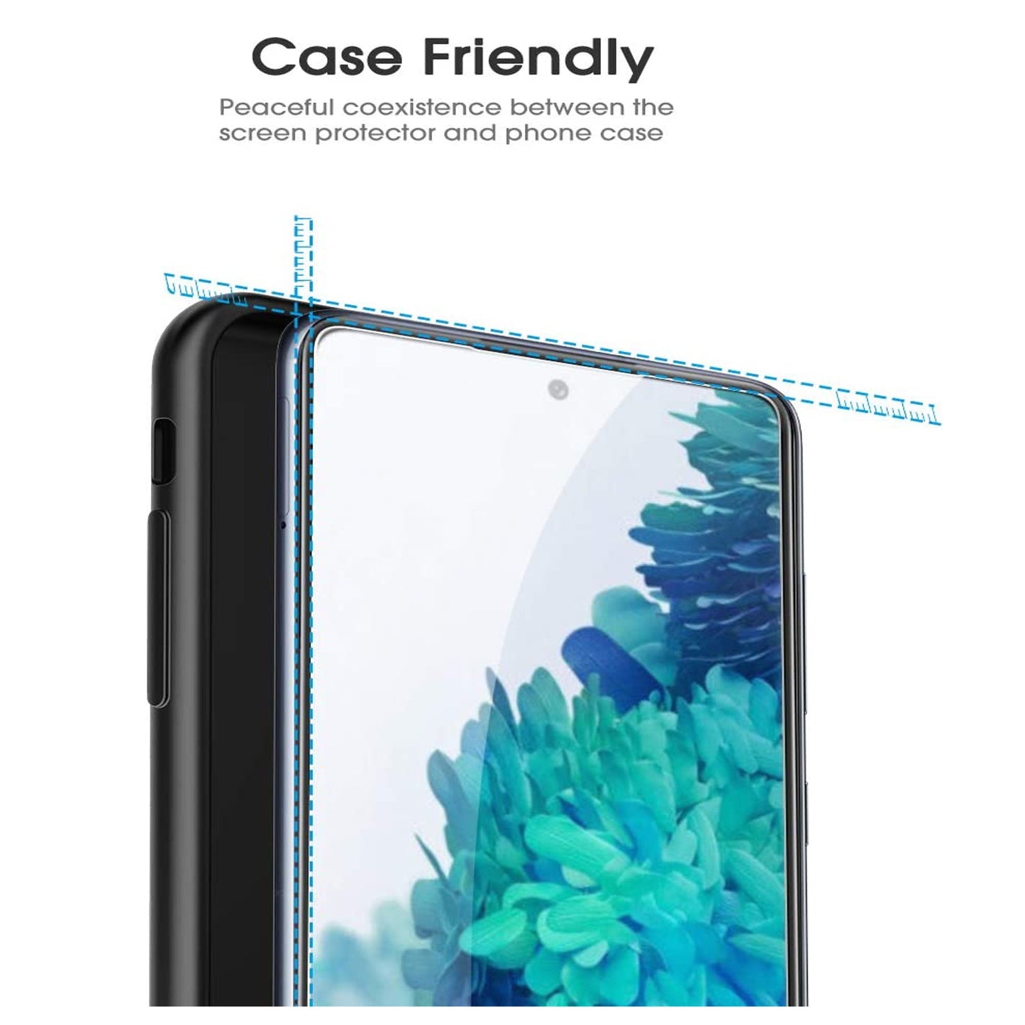 For TCL K32 5G Screen Protector Tempered Glass Film, Scratch Resistant Easy Install for HD Display Protection Protector Clear