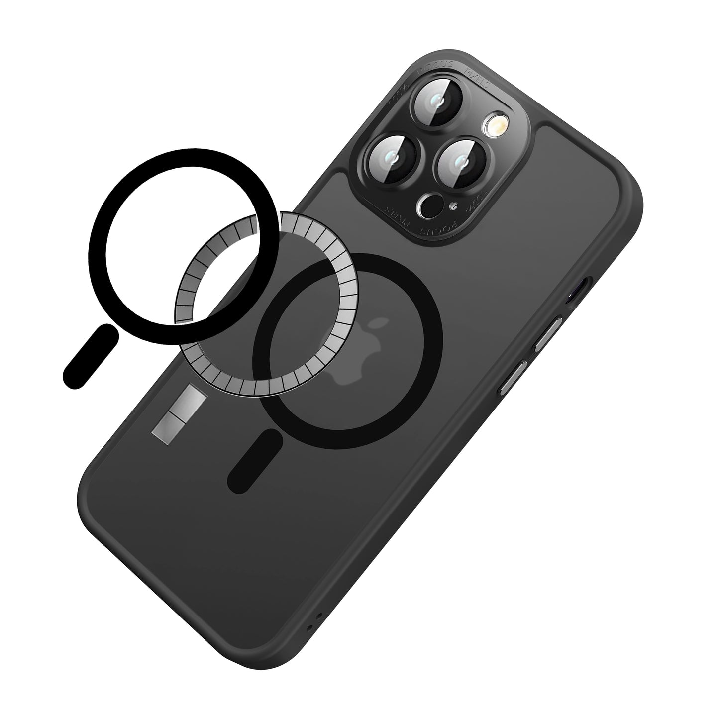 For Samsung Galaxy S25 EDGE Complete Protection HQ Matte Translucent Hybrid Shockproof w/ Camera Protector Compatible with MagSafe Case Cover
