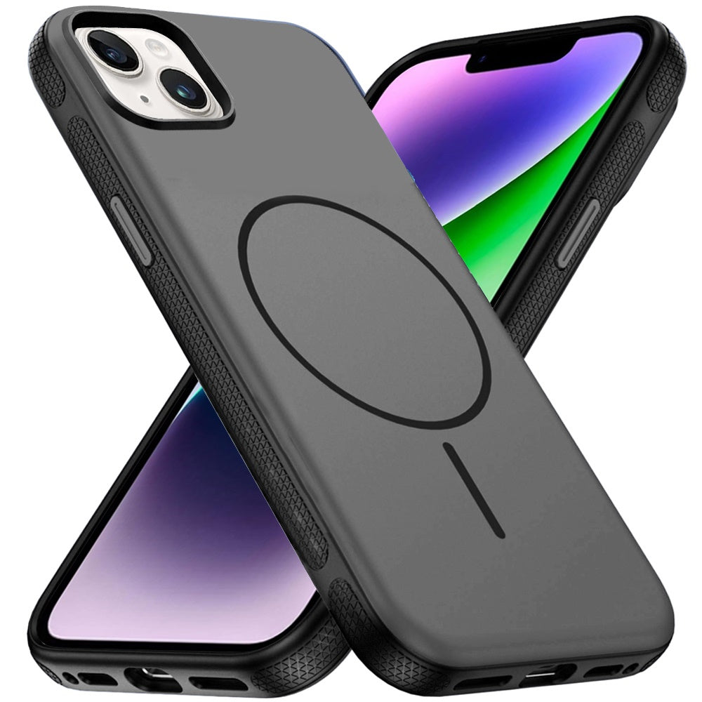 For Apple iPhone 17E /16E Super Magnetic Premium Edged Core Matte Thick Hybrid Drop Protection Shockproof Design Case Cover