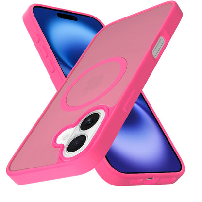 For Apple iPhone 17 (6.3") MagSafe Compatible Case Hybrid Soft TPU Bumper Hard Translucent Matte Back Slim Shockproof Case Cover