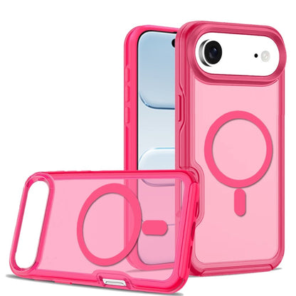 For Apple iPhone 17 Air (6.6") Slim & Durable Compatible with MagSafe Hybrid Shockproof Glossy Oil Protective Dual Layer TPU + PC Case Cover