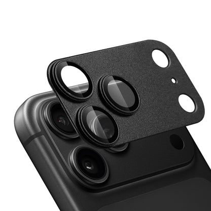 Camera Lens Protector for Apple iPhone 18 Pro Camera Lens Protector Tempered Glass Metal Frame Scratch Resistant HD Clear Precision Fit Black