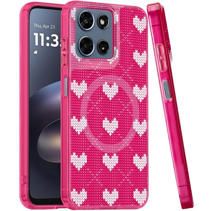 Phone Case for Motorola Moto G Play 5G 2026 Stylish Design Shockproof Magnetic Magsafe Compatible TPU IMD Print Rugged Grip Drop Protection Slim Fashion Cover