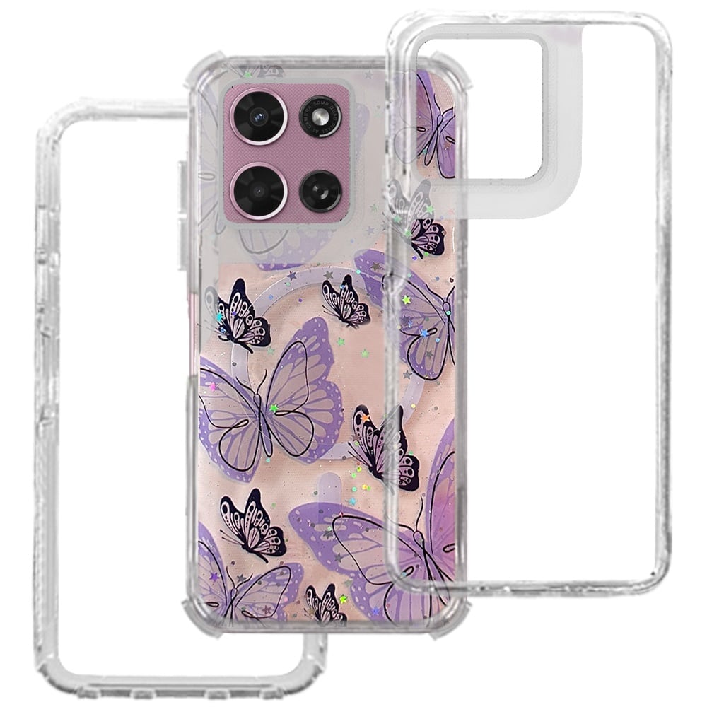 Phone Case for Motorola Moto G Play 5G 2026 Magnetic Hybrid Printed Pattern Design Cover