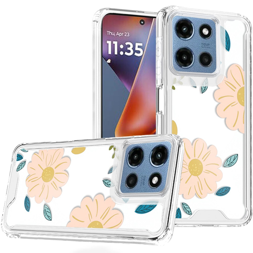 For Motorola Moto G Play 5G 2026 Beautiful TPU Design, Slim Shockproof Soft Cover for Women and Girls, Stylish Protective Case Cover