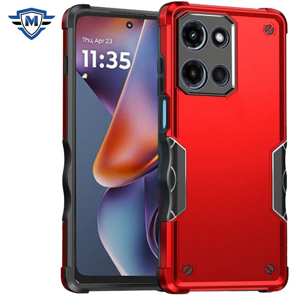 For Motorola Moto G 5G 2025 Slim Fit Back Hybrid Lightweight Shockproof 2-in-1 Hybrid Hard PC Bumper Frame Armor Protection Case Cover