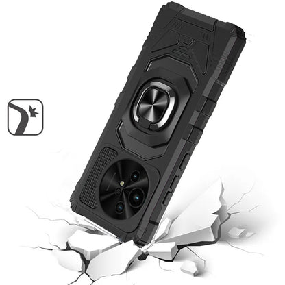 For Samsung Galaxy A36 Hybrid Dual Layer with 360° Rotate Magnetic Ring Stand Holder Kickstand TPU Rugged PC Shockproof Case Cover