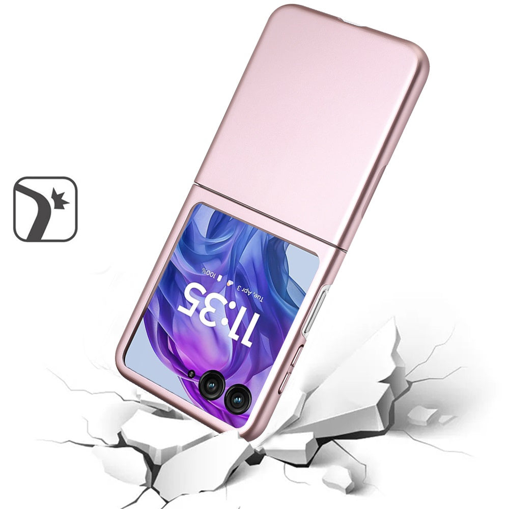 For Motorola Razr+ PLUS (2025 /2024) Snap-On Flip Premium Matte Finish Slim Lightweight Protective PC + Rubber TPU Hard Shell Case Cover