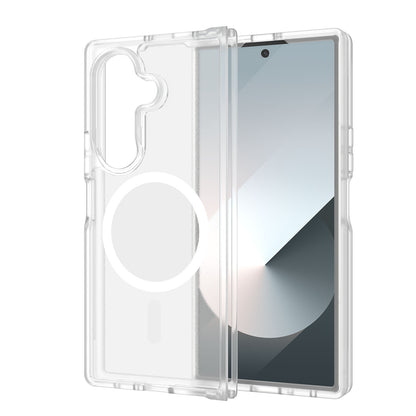 For Samsung Galaxy Z Fold 7 Magnetic Case Hybrid Soft TPU Rubber Bumper Hard Translucent Matte Back Slim Shockproof Case Cover