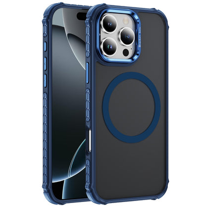 For Apple iPhone 13 Pro Max Hybrid Metal Camera Stand Ring Sturdy, Compatible with MagSafe, Matte Hard TPU Colorful Edge Case Cover
