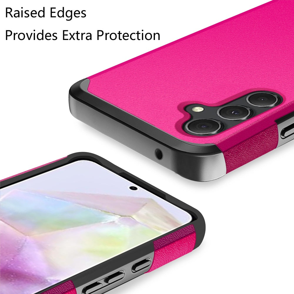 For Motorola Moto G 5G 2025 Premium Slim Tough 2in1 Hybrid Case Dual-Layer PC TPU Rubber Armor with Shockproof Protection Case Cover