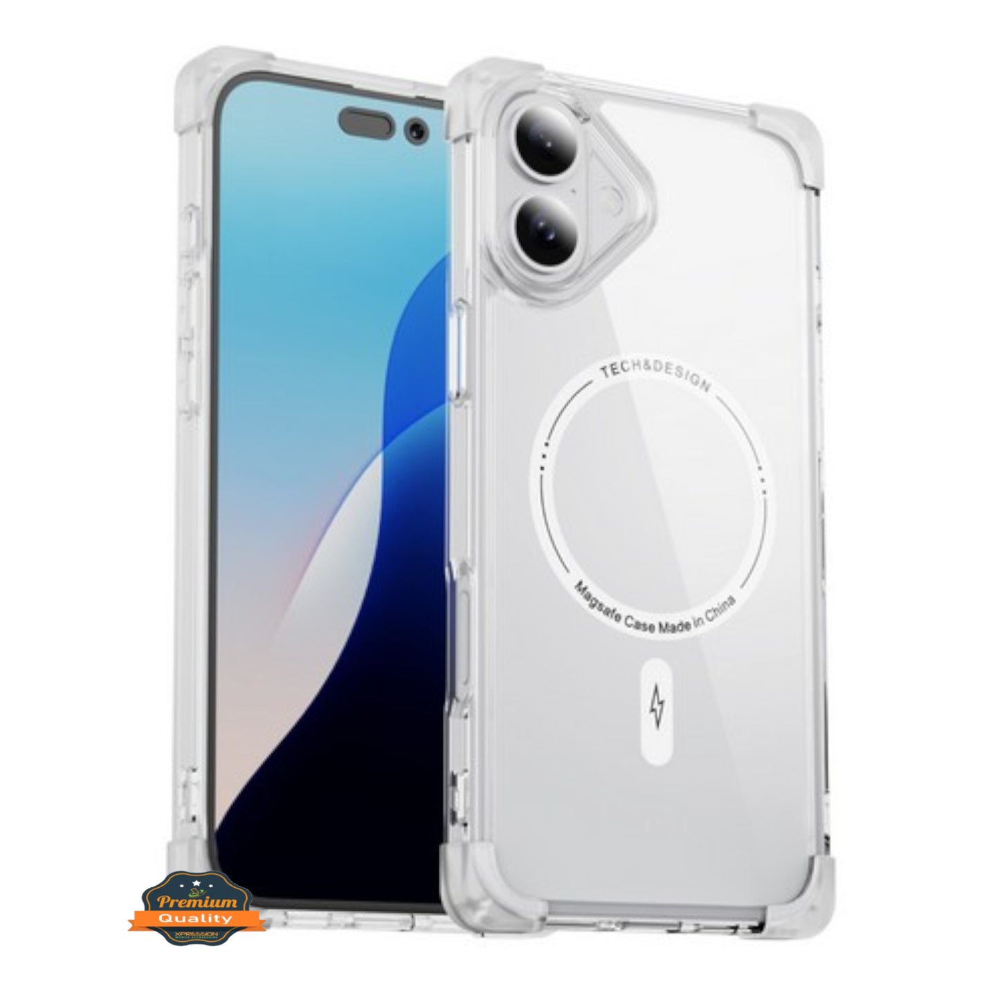 For Samsung Galaxy S25 /S24 Slim Fit Hybrid Case Clear Corner Bumper MagSafe Compatible, Hard TPU Rubber Shockproof Case Cover