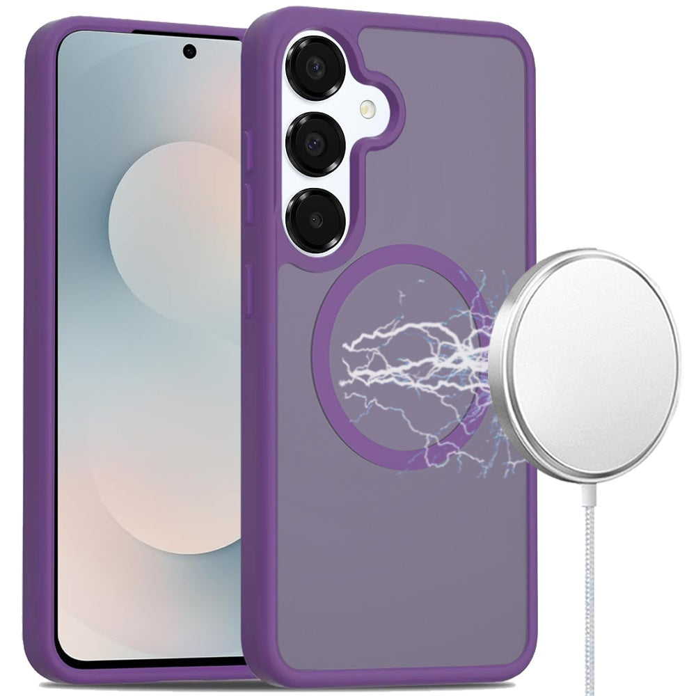 For Samsung Galaxy S25 Fan Edition /Galaxy S25 FE MagSafe Compatible Case Hybrid Soft TPU Bumper Hard Translucent Matte Back Slim Shockproof Case Cover