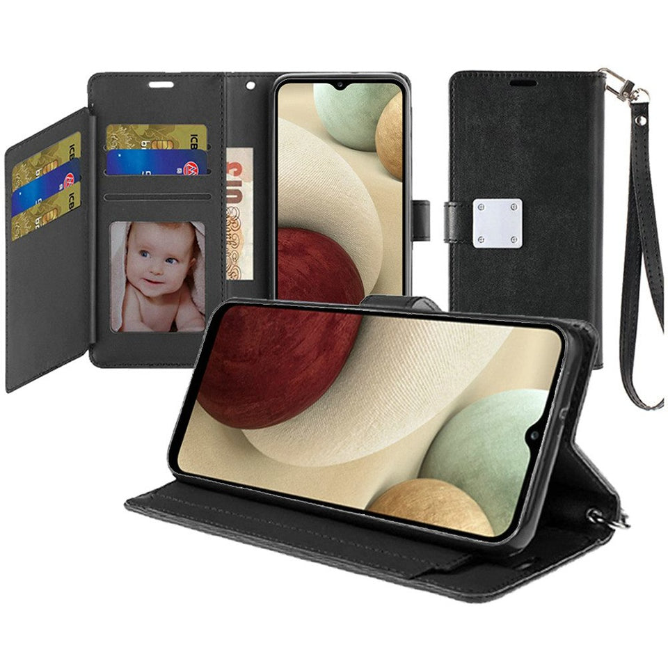 For Motorola Moto G 5G 2025 Wallet Cases PU Leather with Credit Card /ID /Cash Holder Slot Dual Flip Book Pouch, Stand and Strap Case Cover