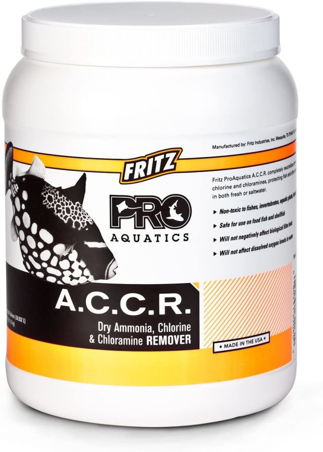 Fritz Aquatics Pro Aquatics A.C.C.R. Dry Ammonia, Chlorine and Chloramine Remover [Water Conditioners] 4 lb