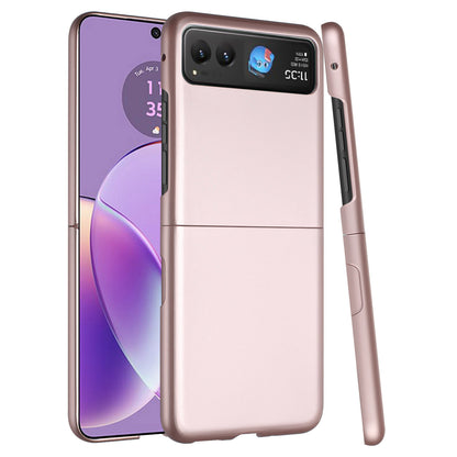 For Samsung Galaxy Z Flip 7 FE Snap-On Flip Premium Matte Finish Slim Lightweight Protective PC + Rubber TPU Hard Shell Case Cover