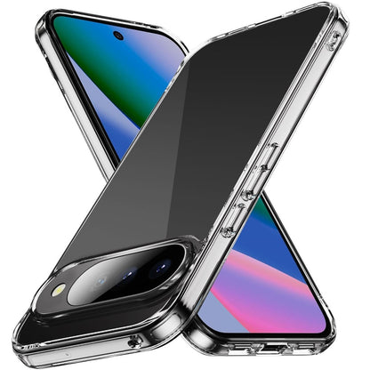 Phone Case for Google Pixel 11 / 11 Pro Crystal Transparent Thick 2.0mm Shockproof Chrome Button Durable Grip Camera Protection Hybrid Design Cover Clear