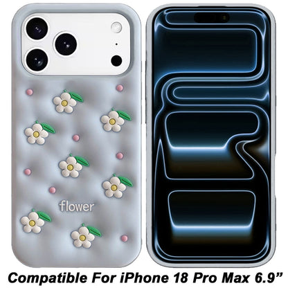 Phone Case for Apple iPhone 18 Pro Max/ iPhone 17 Pro Max Fashionable Silicone Textured Decorative Design Pattern Protective Rubber TPU Hybrid Protection Cover
