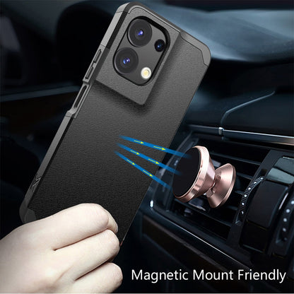 Phone Case for TCL K32 5G, TCL K33 5G Slim Tough Shockproof Heavy Duty Hybrid Armor Anti Slip Durable Grip Dual Layer TPU Protective Hard Shell Cover