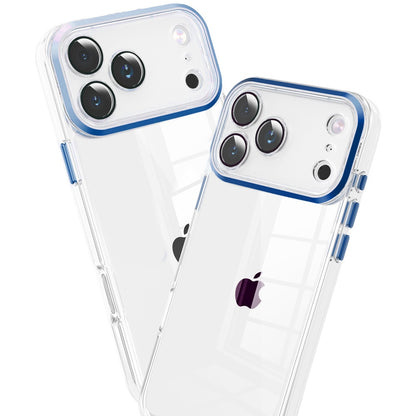 Transparent Clear Hybrid Metal Button Camera Guard Shockproof Gummy TPU Slim Protective Grip
