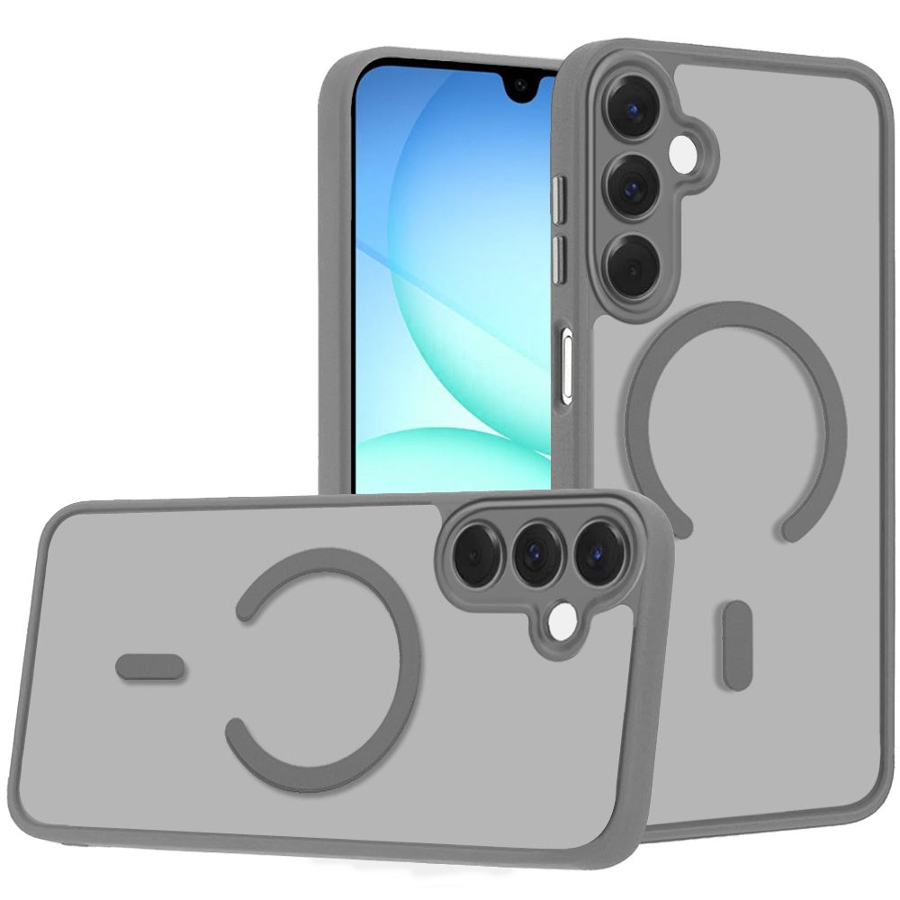 Matte Frosted Magnetic Back Hybrid Hard PC Soft TPU Camera Protection Slim Shock Absorbing Anti Fingerprint