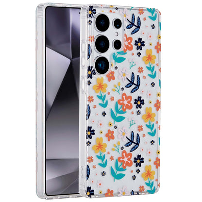 For Samsung Galaxy S24 Ultra Fashion Layer Design Slim IMD TPU Protective, Shockproof Hybrid Stylish Durable Hard PC Case Cover