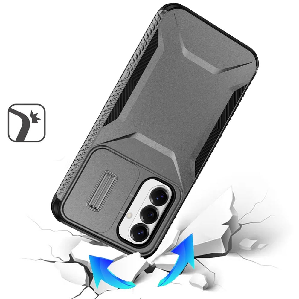Phone Case for Samsung Galaxy S26 FE /Fan Edition Shockproof Hybrid Rugged Grip Camera Window Guard Window Protective Heavy Duty Slim Textured Design Cover