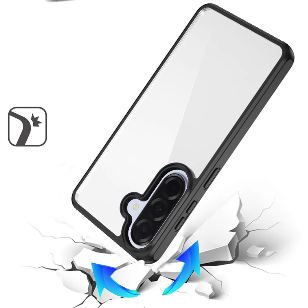 Phone Case for Samsung Galaxy A57 Transparent Thick 2.0mm Hybrid Shockproof Rubber TPU Protective Slim Fit Grip Durable Clear HQ Design Cover
