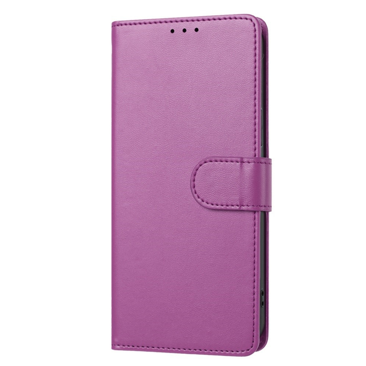 Phone Case for Motorola Moto G 5G 2026/ 2025 Leather Wallet Folio Credit Card Holder with Magnetic Closure Wrist Strap Classic Flip Design Storage Slots Cover Purple