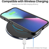For Apple iPhone 15 Plus (6.7") Crystal HD Clear Back Panel + TPU Bumper Frame Hybrid Hard Shockproof Defender  Phone Case Cover