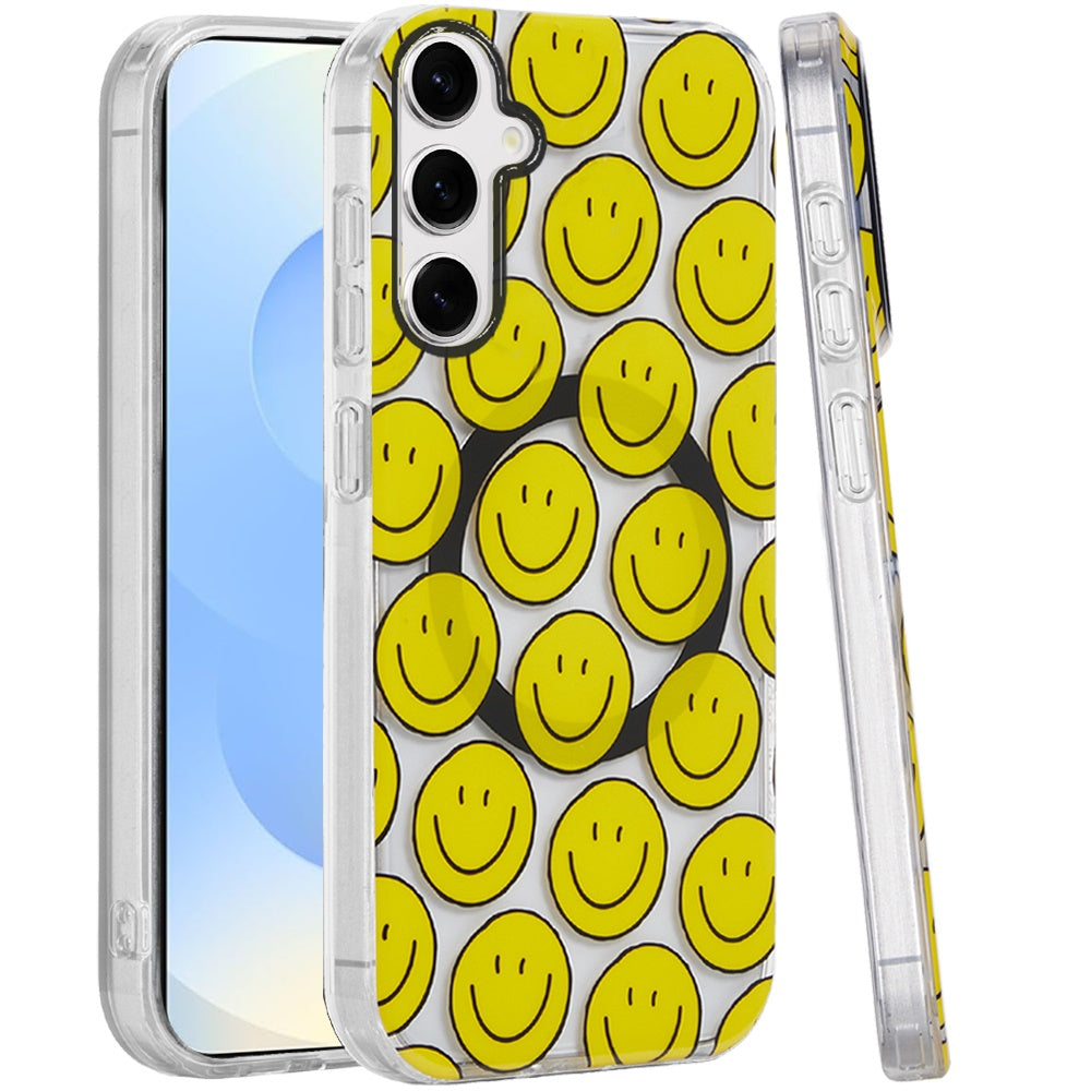 For Samsung Galaxy S23 FE /Fan Edition Durable Fashion IMD Printed Design TPU Slim Shockproof Protective Case with Stylish Pattern Case Cover