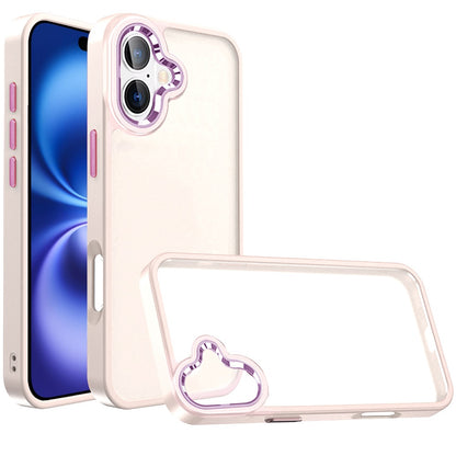 For Apple iPhone 17 (6.3") Slim Fit Thin Hybrid,Frosted Matte Polished Acrylic Hard PC with TPU Rubber Frame Case Cover