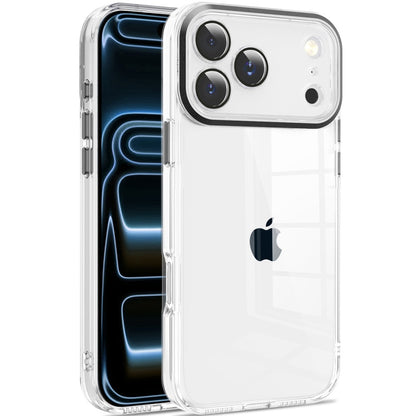Transparent Clear Hybrid Metal Button Camera Guard Shockproof Gummy TPU Slim Protective Grip