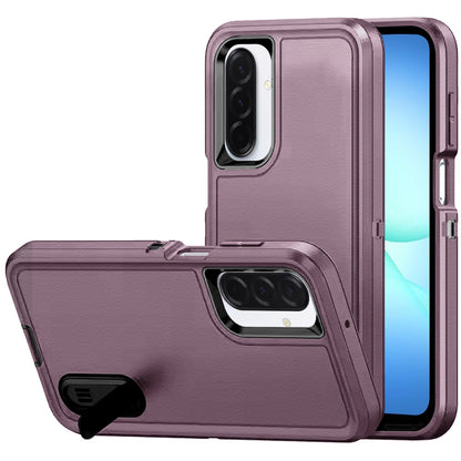 Phone Case for Samsung Galaxy A17 5G 3in1 Tough Rugged Kickstand Shockproof Armor Grip Heavy Duty Drop Resistant Protective Hybrid Cover