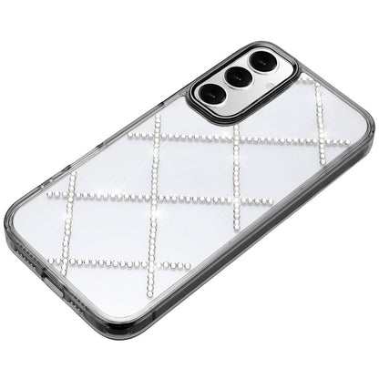 For Samsung Galaxy S25 /S24 Gem Glitter Diamond Bling Clear Hybrid TPU Cover, Colorful Shockproof Protective Back, Slim Fit for Women Girls Case Cover
