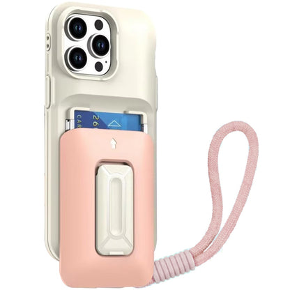 For Apple iPhone 13 Pro Max Wallet Case with 2- Credit Card Holder, Wrist Strap & Kickstand Hybrid Shockproof TPU Case Cover