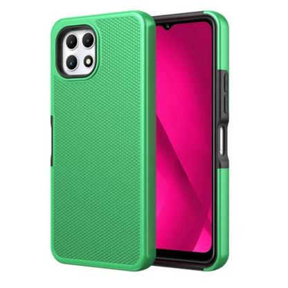 For Cricket Icon Pro 2026 Dual Layer Slim & Tough Hybrid Shockproof Heavy Duty Rubber TPU Matte with Textured Rugged Shell Protection Case Cover