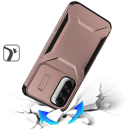 Phone Case for Samsung Galaxy A27 Shockproof Hybrid Rugged Grip Camera Window Guard Window Protective Heavy Duty Slim Textured Design Cover