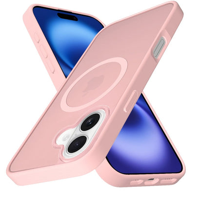 For Apple iPhone 17 (6.3") MagSafe Compatible Case Hybrid Soft TPU Bumper Hard Translucent Matte Back Slim Shockproof Case Cover