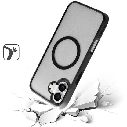 For Apple iPhone 16 Plus (6.7") Magnetic Protective Hybrid Case with MagSafe Compatible Bumper Shockproof Case Cover