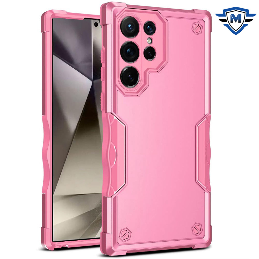 For Samsung Galaxy S25 Ultra Premium Slim Fit Back Hybrid Lightweight Shockproof 2-in-1 Hybrid Hard PC Bumper Frame Armor Case Cover