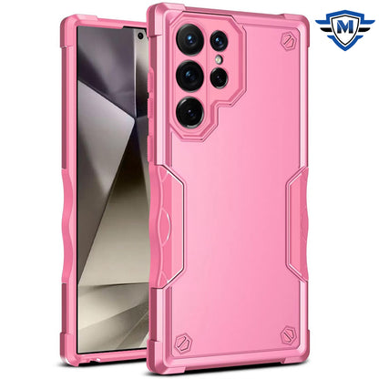 For Samsung Galaxy S25 Ultra Premium Slim Fit Back Hybrid Lightweight Shockproof 2-in-1 Hybrid Hard PC Bumper Frame Armor Case Cover
