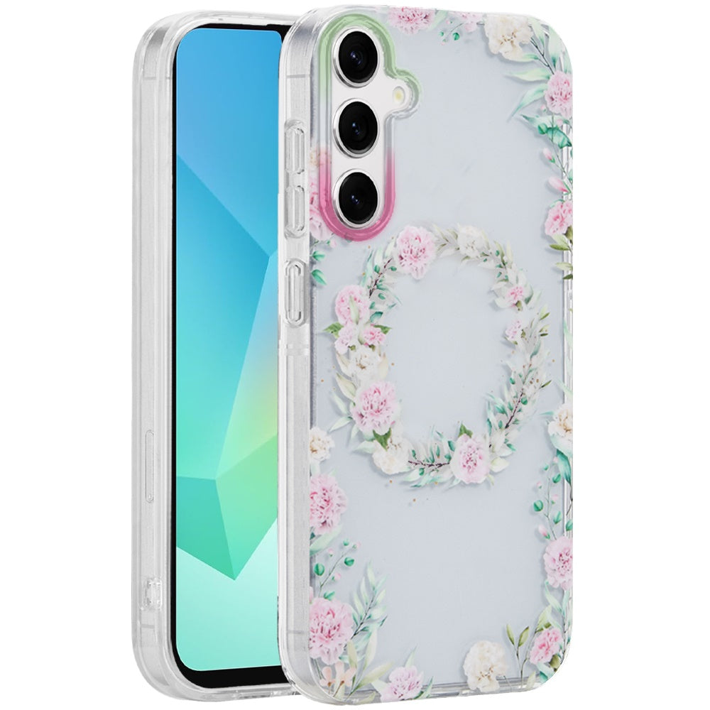 For Samsung Galaxy S21 Fashion Layer Design Slim IMD TPU Protective, Shockproof Hybrid Stylish Durable Hard PC Case Cover