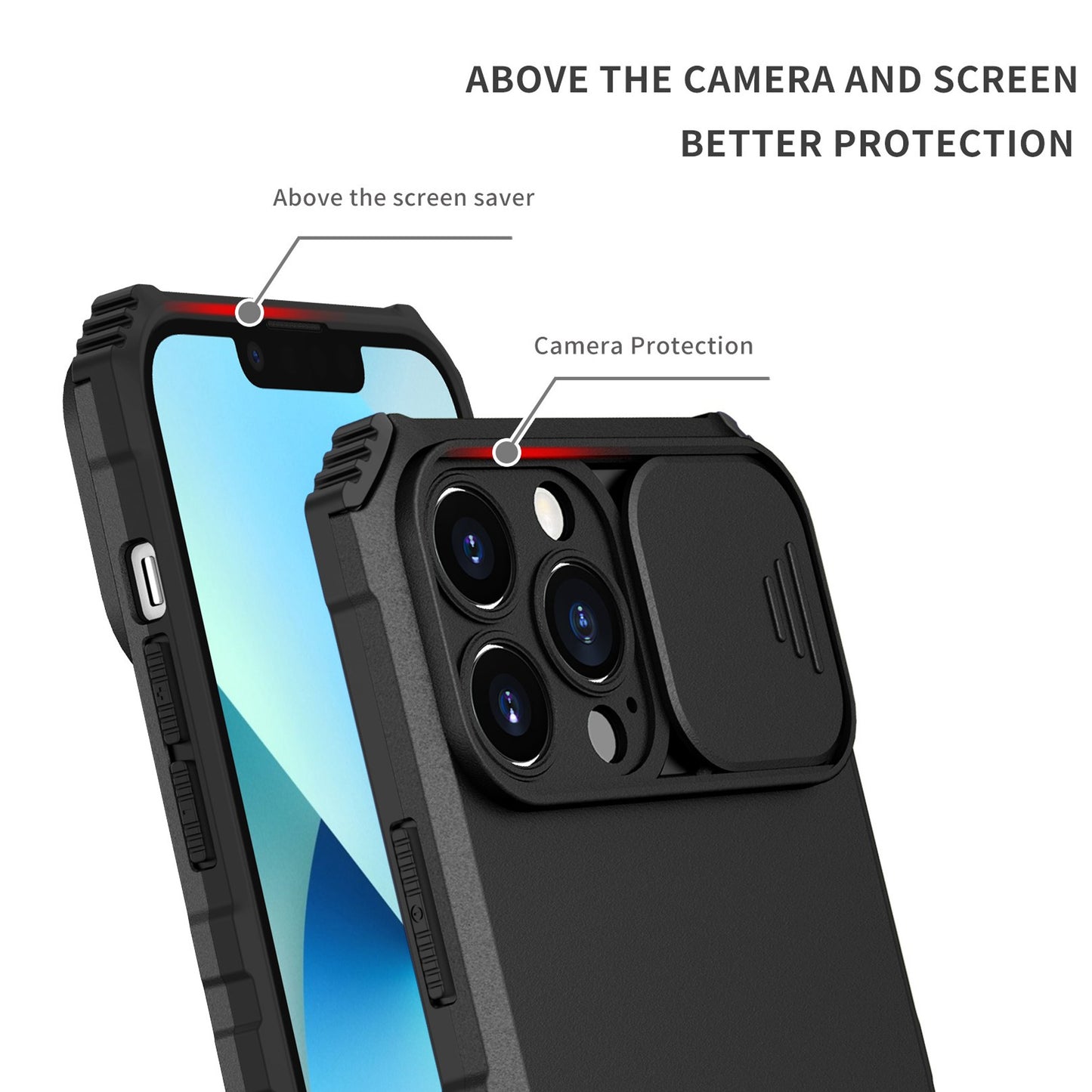 For Samsung Galaxy Z Fold 7 Hybrid Vertical Kickstand Case with Camera Slide Cover, Rugged Slim Shockproof Protective Case Cover