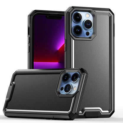 For Apple iPhone 16 (6.1") Modern Fused Hybrid Armor Hard PC TPU Rubber Slim Fit Shockproof Drop Protection Impact Case Cover